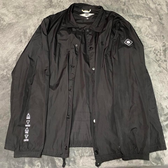 Element "Wind Water Fire Earth" Reflective Coach Jacket - Picture 1 of 4